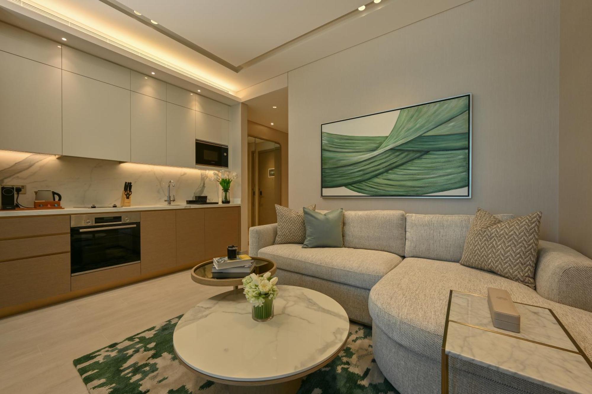 Onyx Rotana Hotel Manama Exterior photo A living room in a 1-bedroom apartment