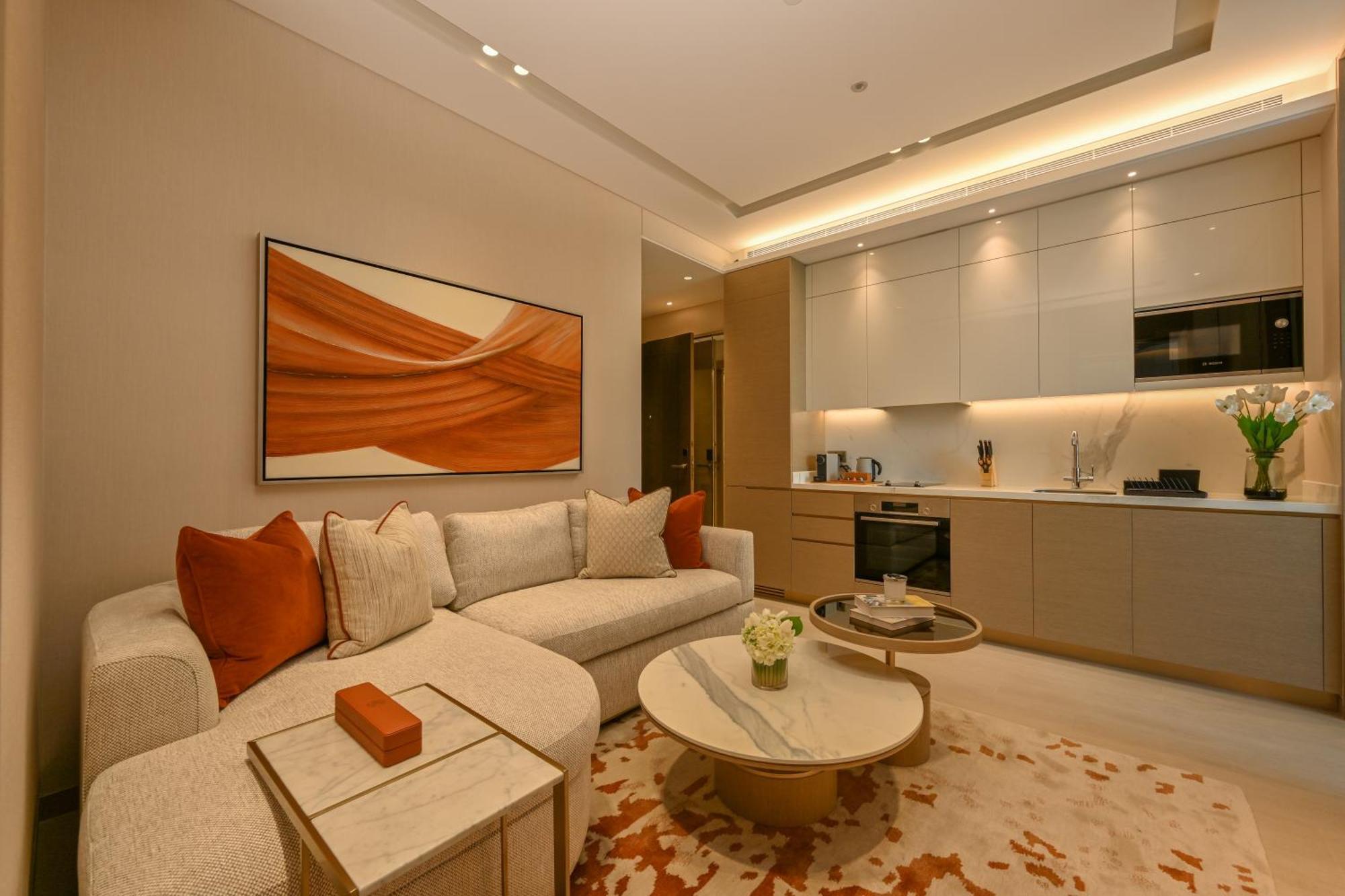 Onyx Rotana Hotel Manama Exterior photo A living room in a 1-bedroom apartment